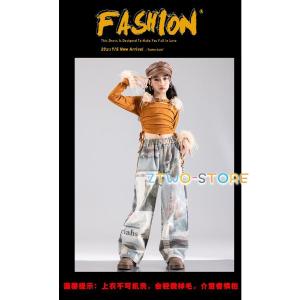 ダンス衣装 セットアップ ガールズ ヒップホッ...の詳細画像1