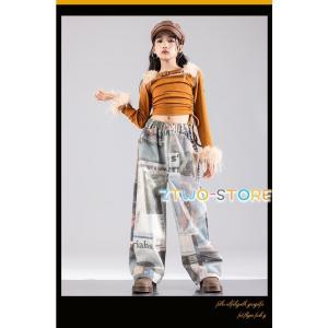 ダンス衣装 セットアップ ガールズ ヒップホッ...の詳細画像4