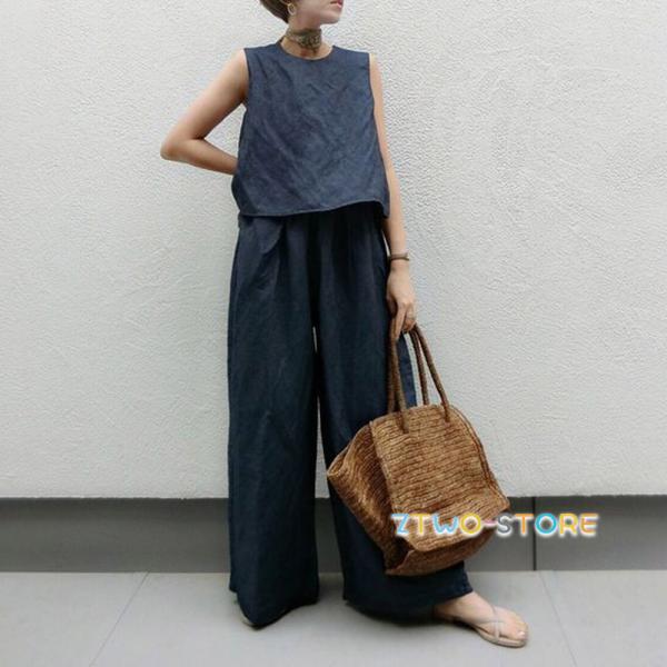 セットアップ レディース パンツ 30代 春 夏 40代 2枚組 上下セット トップス 卒園式 入学...