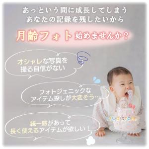 月齢フォト マンスリーカード 月齢カード レタ...の詳細画像1