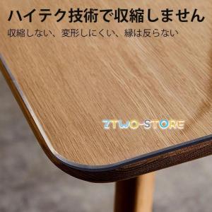 テーブルマット 円形 透明 PVC製 デスクマ...の詳細画像5