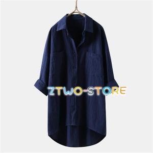 ロングシャツ ラッシュパーカー シャツ UVカ...の詳細画像2