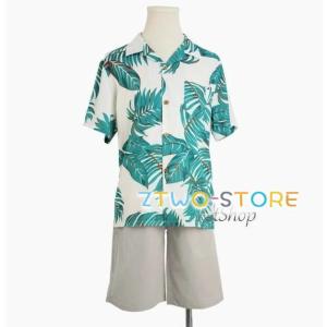 親子服アロハシャツ親子コーデ親子ペアルック 上...の詳細画像2