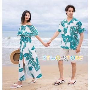 親子服アロハシャツ親子コーデ親子ペアルック 上...の詳細画像3