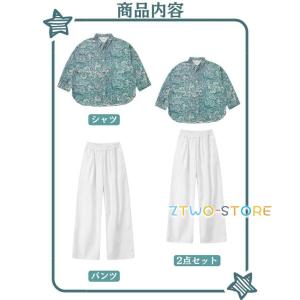キッズダンス衣装 セットアップ ペイズリー柄 ...の詳細画像2