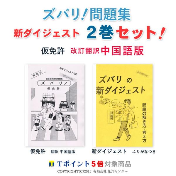 新ダイジェスト２巻セット「仮免許　翻訳 中国語版」