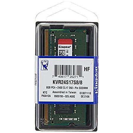 キングストンKingstonノートPCメモリ DDR4-2400 (PC4-19200) 8GB C...