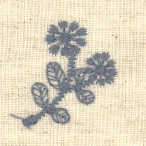 【20240602】パッチワークキルト生地・布・綿麻・たんぽぽ柄/アイボリー×グリーン/綿85％麻1...