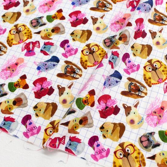 【202601A】パッチワークキルト生地・布・プリント/Flower/CosmoTextile/スケ...