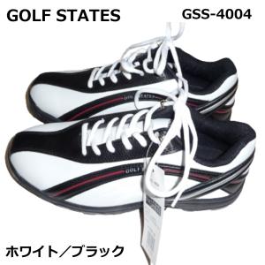 GOLF STATES ゴルフステーツ ゴルフシューズ GSS-4004 ホワイト／ブラック｜zuihou-llc