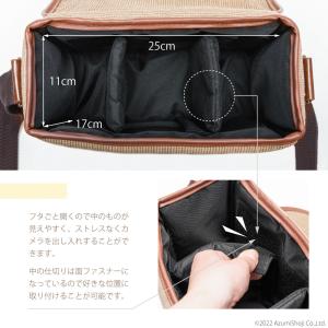 カメラバッグ カメラ ショルダー 一眼レフ ミ...の詳細画像2