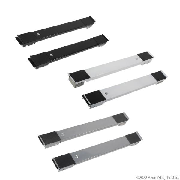 組み立て式冷蔵庫置き台 2個セット キャスター付き かさ上げ用 底上げ 減音 防振 置き台 防水パン...