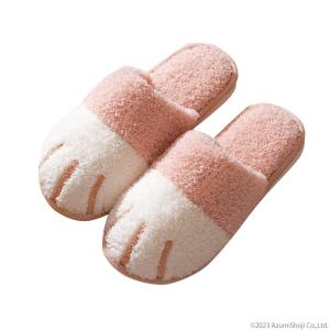 ネコ足スリッパ かわいい 室内 暖かい ふわふ...の詳細画像2