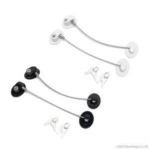 冷蔵庫ドアロック 2個セット チャイルドロック 鍵付き キッズ ベビー 子育て 耐震 介護 窓 引き戸 お風呂場 キッチン 簡単 ペット 爆買