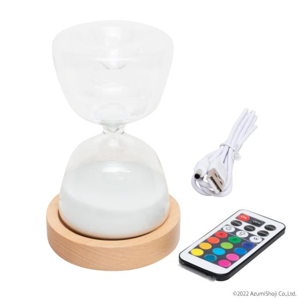 15分砂時計ライト インテリア照明 雑貨 ライト ベッドサイドランプ 間接照明 LED 調光 北欧 ...