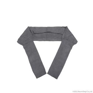 肩サポーター ダークグレー 肩 暖 あたため 肩当て 肩サポーター 肩ウォーマー 肩冷え防止 裏起毛 安眠 薄手 軽量 保温 防寒 A-ITEM エーアイテム