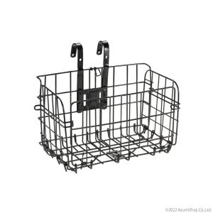 折りたたみ式 自転車用前かご カゴ ママチャリ サイクリング 荷物 買い物 お迎え 着脱 省スペース 電動自転車 取付簡単 折り畳み 登下校 シンプル おしゃれ