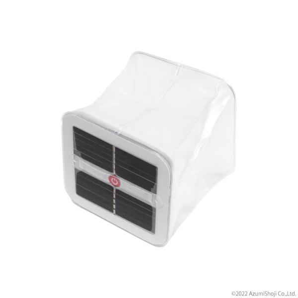 ソーラー エアーランタン 白 水中 海 川 水耐性 防水 屋外 アウトドア LED ライト ランプ ...