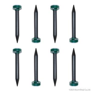モグラ撃退器 ソーラー式 8個セット モグラ撃退 モグラ