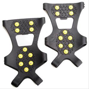 ICE GRIPPERS 靴の滑り止め アイススパイク10ピンタイプ BL-12かんじき 簡易アイゼン