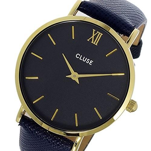クルース 腕時計 レディース CLUSE CL30014 クオーツ ブラック ミッドナイトブルー ミ...