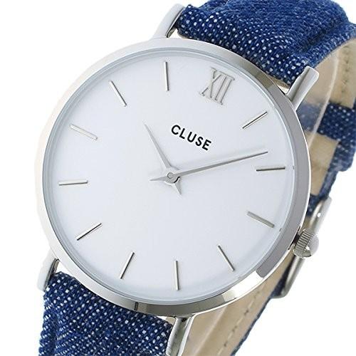 クルース 腕時計 レディース CLUSE CL30030 ホワイト 文字盤 ラ・ボエーム デニム ベ...