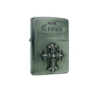 ZIPPO ジッポ ジッポーライター クロスメタル CRS-M ジッポー ライター シルバー・クロスメタル アウトドア 喫煙具 タバコ たばこ キャンプ｜zumi