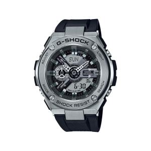 CASIO カシオ G-SHOCK G-ショック G-STEEL Gスチール GST-410-1A ブラック×シルバー 腕時計 海外モデル メンズ ミドルサイズ