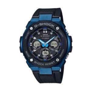 G-SHOCK GST-S300G-1A2 カシオ ブルーxブラック CASIO 腕時計 メンズ アナデジ ソーラークォーツ G-STEEL Gスチール カシオ メンズ