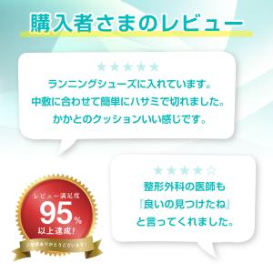 衝撃吸収 インソール 靴用中敷き 疲れない ス...の詳細画像3