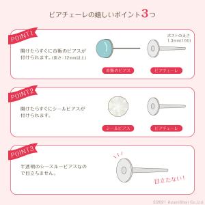 ピアッサー 16g 透明 片耳用 透明ピアス ...の詳細画像2