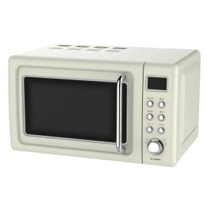 エスキュービズム WDR-W20 単機能レトロ調 電子レンジ 20L ヘルツフリー レトロ 可愛い ホワイト 電子レンジ 調理 新生活 応援