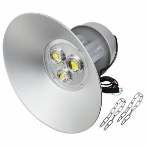 【吊り下げ照明】 水銀灯タイプ LEDだから超省エネ！ 投光器 150W AC100V 5m 1個 ホワイト 白発光 作業灯 ワークライト 倉庫 駐車場 照明｜ズミタロウショップ