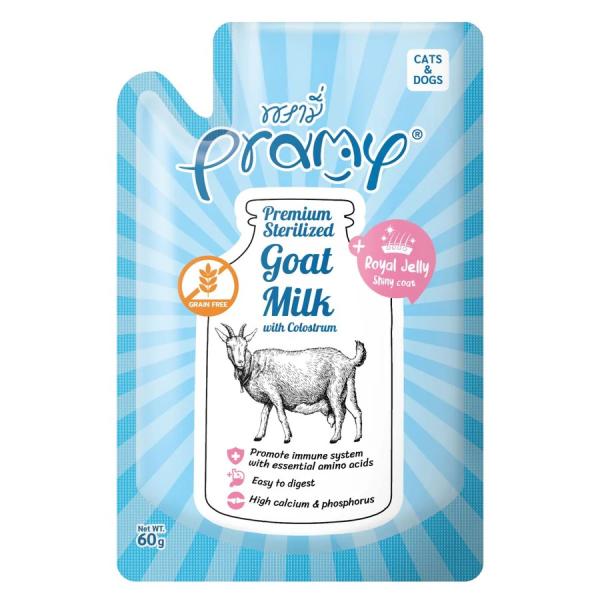 プラミー ヤギミルク 初乳とローヤルゼリー入 60ｇ 犬用 猫用 ミルク