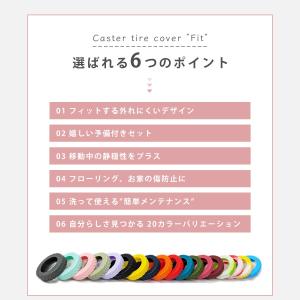【フィット感2倍 外れにくくなった】 キャスタ...の詳細画像2
