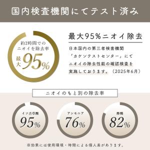 《ニオイ成分除去検査済》靴 消臭 脱臭 竹炭 ...の詳細画像2