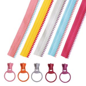 NBK フリースタイルコンビファスナー お試し 5本セット 40cm FS3VS-GIRLS 手芸用品