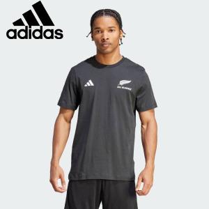 【全品P3倍+3%OFFクーポン】アディダス adidas メンズ ラグビーウエアー オールブラックス コットン 半袖Tシャツ IJJ38 IK7127｜zyuen1