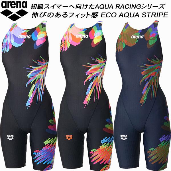 アリーナ arena レディース 競泳水着 WA承認 ハーフスパッツ 着やストラップ ECO AQU...