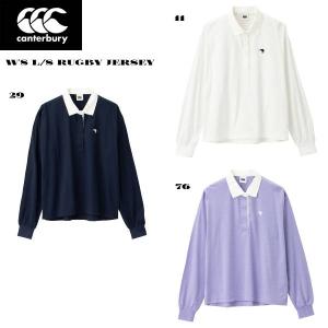 【全品P10倍】カンタベリー canterbury レディース ロングスリーブ ラグビージャージ W'S L/S RUGBY JERSEY WA43357｜zyuen1