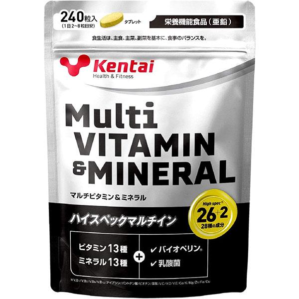 Kentai ケンタイ 健康体力研究所 サプリメント マルチビタミン＆ミネラル 240粒 K4420