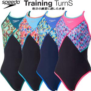 speedo（スピード） レディース 競泳水着 練習用 ミドルスパッツ