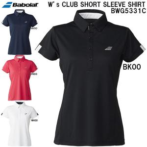 バボラ BabolaT レディース テニス ウエア クラブ ショート スリーブ ポロ シャツ CLUB SHORT SLEEVE SHIRT BWG5331C