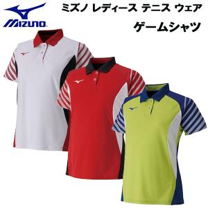 ミズノ MIZUNO レディース テニス ウェア ゲームシャツ ラケットスポーツ ウィメンズ 半袖シャツ 62JA9214