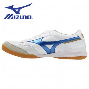 ミズノ　モレリアMizuno MORELIA in ブルー フットサルシューズ MIZUNO モレリア IN ブルー×ホワイト 【MIZUNO|ミズノ