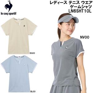 ルコック スポルティフ le coq sportif レディース テニス ウエア ゲームシャツ LN6SHT10L