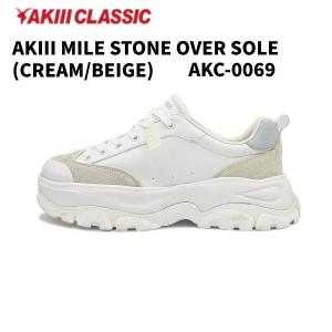 アキクラシック AKIII CLASSIC レディース カジュアルシューズ AKIII MILE STONE OVER SOLE AKC-0069-CRB｜zyuen1