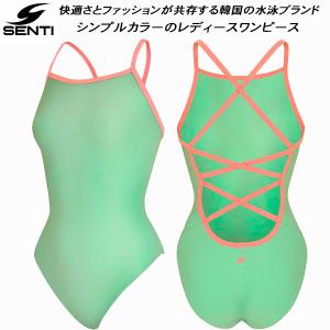 SENTI センティレディース水着 練習用 ワンピース WSM-20948 OR