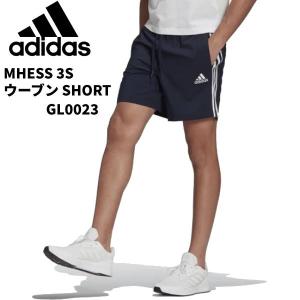 【全品P3倍&3点以上で5%OFFクーポン】アディダス adidas メンズ スポーツウエアー クロスハーフパンツ MESS3ストライプスウーブンショーツ 28983 GL0023｜zyuen