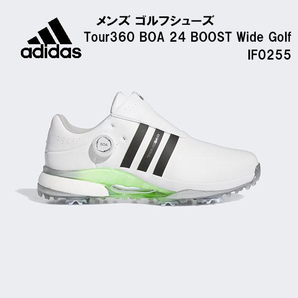 アディダス adidas メンズ ゴルフシューズ ツアー360 24 ボア エクストラワイド Tou...